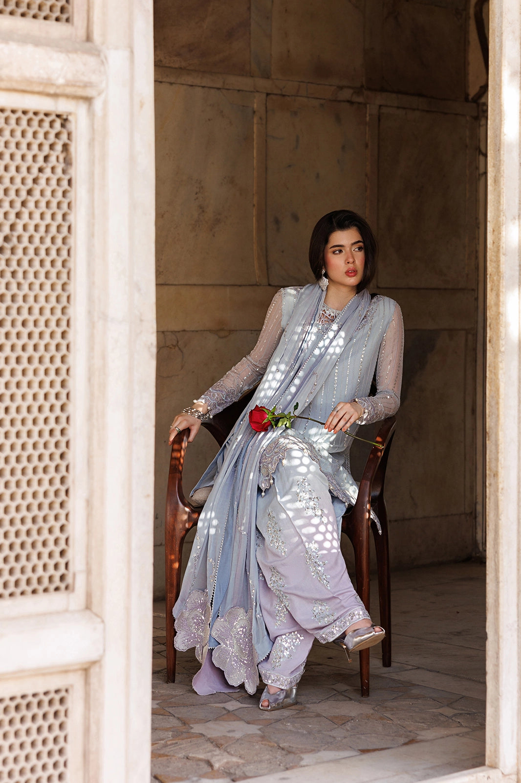 Afrozeh | Basic Pret 26 RTW | NACRE by Afrozeh - Designer Dress  - Type : Ladies Clothes - Available at Libayah - 100% Original 