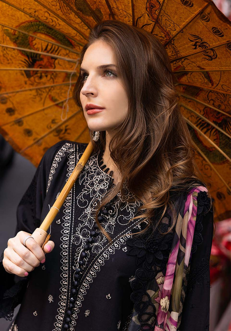 Zarqash | Luxury Lawn 25 | ZQLU 001 Eliana by Zarqash - Designer Dress - Type: Ladies Clothes - Available at Libayah - 100% Original