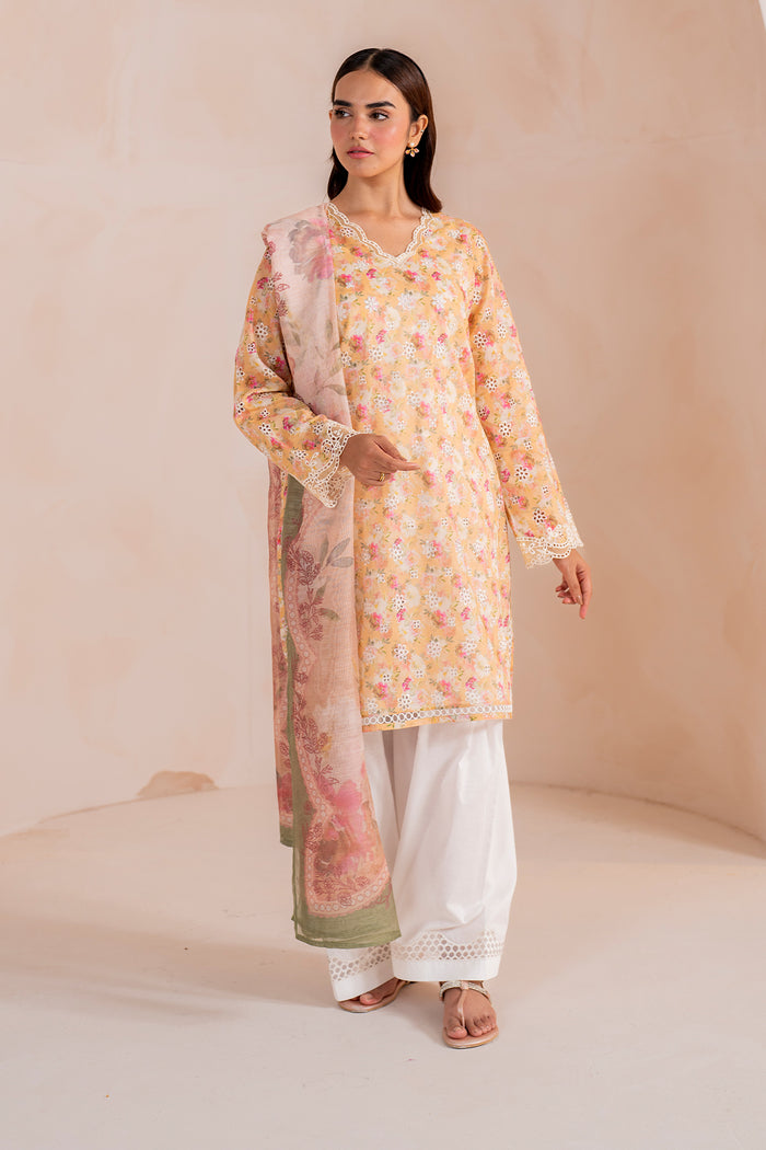 Braoque | Luxury Pret 24 | LAWN UF-709 by Baroque - Designer Dress - Type: Luxury - Available at Libayah - 100% Original