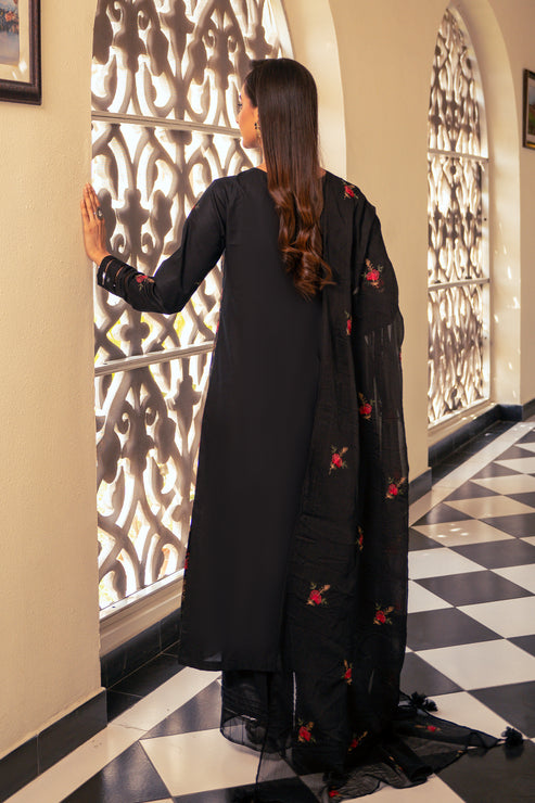 Kross Kulture | Luxury Baharaneh | Onyx KLX-00730 by Kross Kulture - Designer Dress - Type: Ladies Clothes - Available at Libayah - 100% Original
