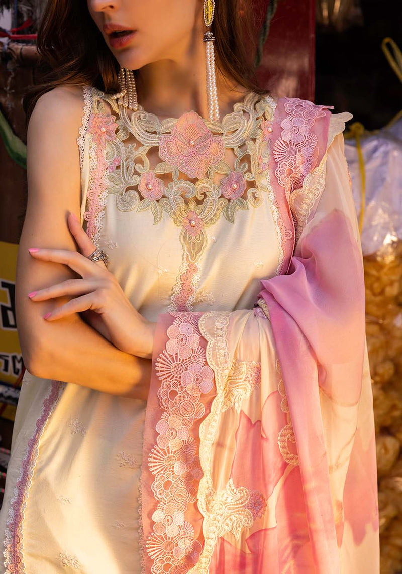 Zarqash | Luxury Lawn 25 | ZQLU 009 LAYLA by Zarqash - Designer Dress - Type: Ladies Clothes - Available at Libayah - 100% Original