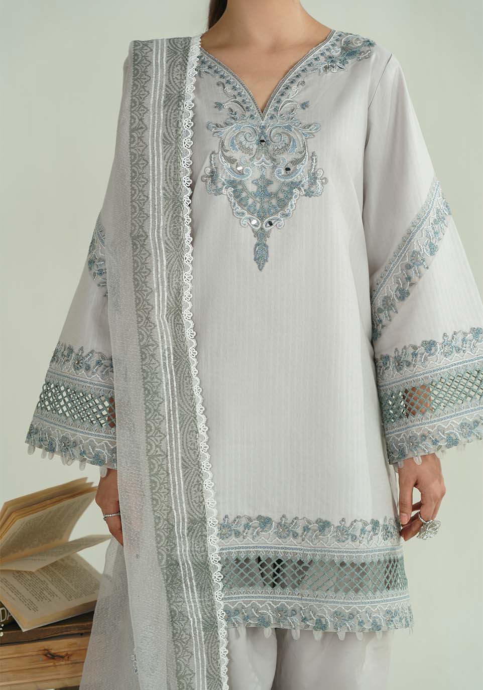 Zarqash | Nazakat Ready to Wear | CHANDNI by Zarqash - Designer Dress  - Type : Ladies Clothes - Available at Libayah - 100% Original 