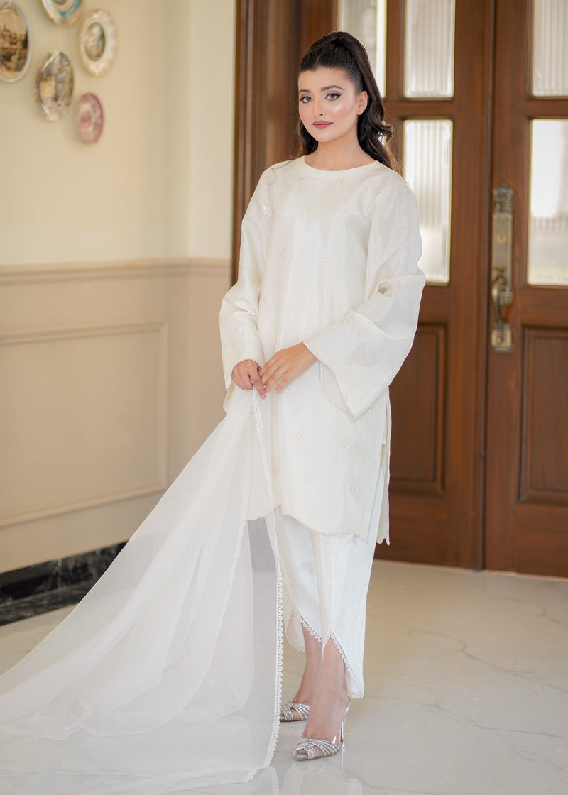 Fozia Khalid | Silk Spire | BLISS by Fozia Khalid - Designer Dress - Type: Ladies Clothes - Available at Libayah - 100% Original