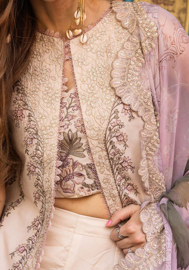 Zarqash | Luxury Lawn 25 | ZQLU 002 Ambrose by Zarqash - Designer Dress - Type: Ladies Clothes - Available at Libayah - 100% Original