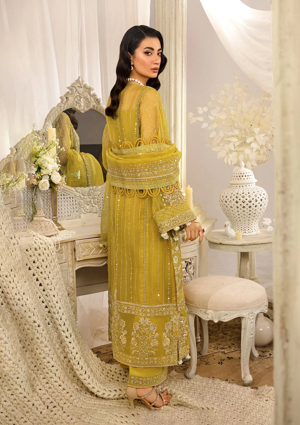 Elaf Premium | Evara Formals 24 | EFE-03 SUNLIT by Elaf Premium - Designer Dress - Type: The Formal Exhibit - Available at Libayah - 100% Original