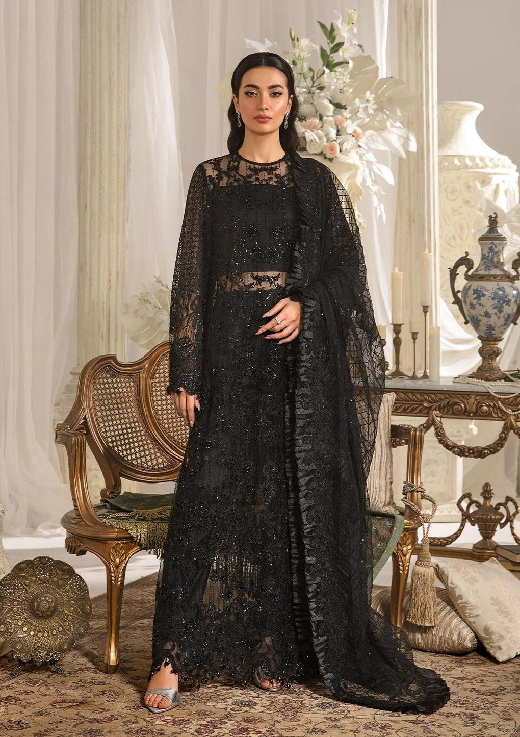Elaf Premium | Evara Formals 24 | EFE-05 MAJESTY by Elaf Premium - Designer Dress - Type: The Formal Exhibit - Available at Libayah - 100% Original