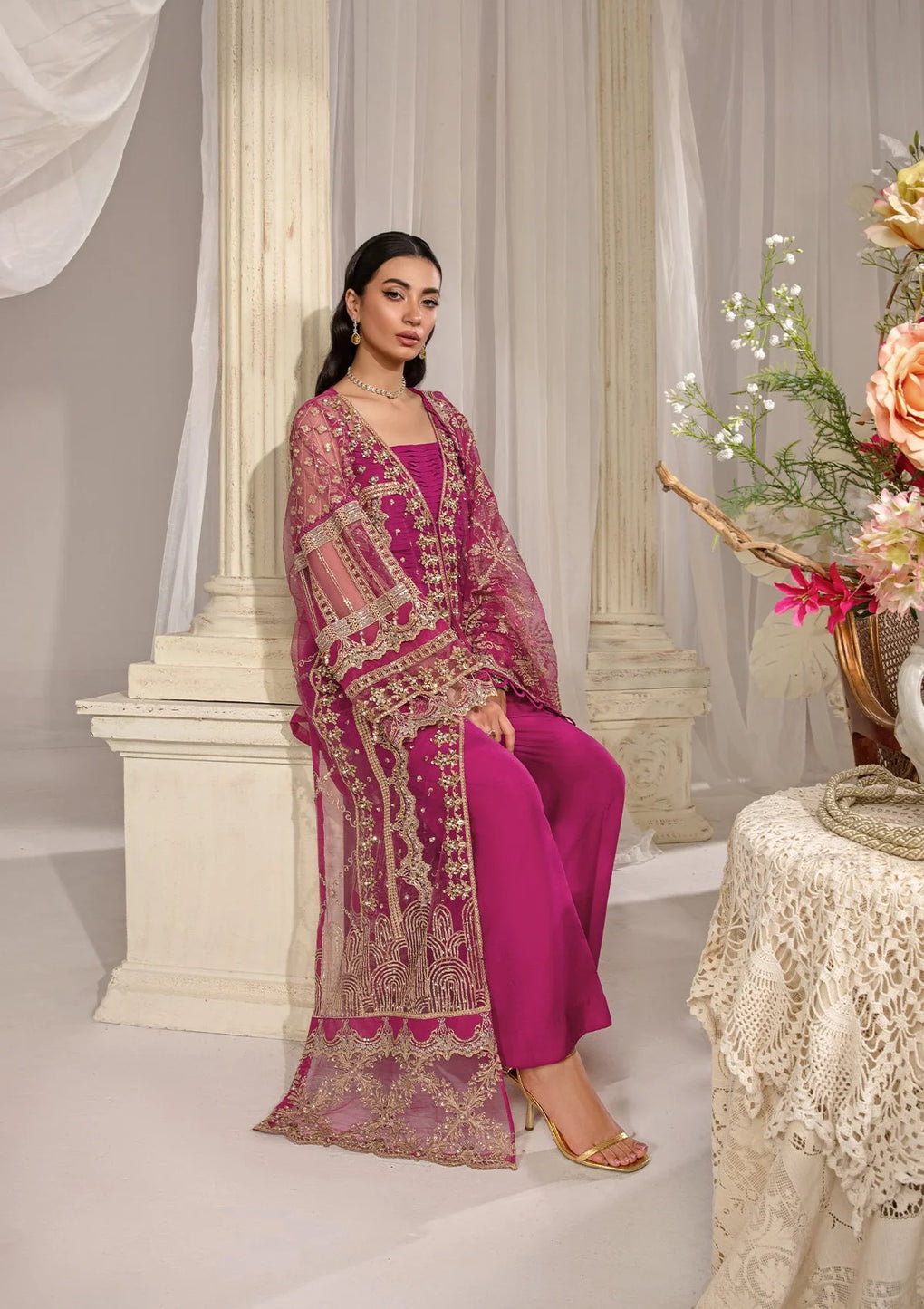 Elaf Premium | Evara Formals 24 | EFE-07 REGALIA by Elaf Premium - Designer Dress - Type: The Formal Exhibit - Available at Libayah - 100% Original