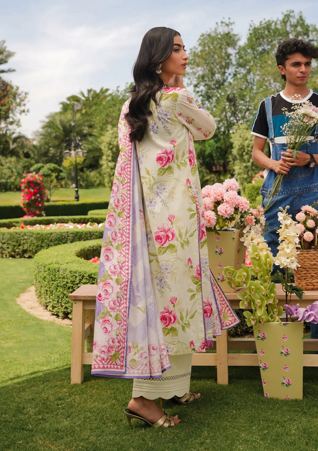 Elaf Premium | Printed Collection 24 | EEP-03B - Meadow Magic by Elaf Premium - Designer Dress - Type: Ladies Clothes - Available at Libayah - 100% Original
