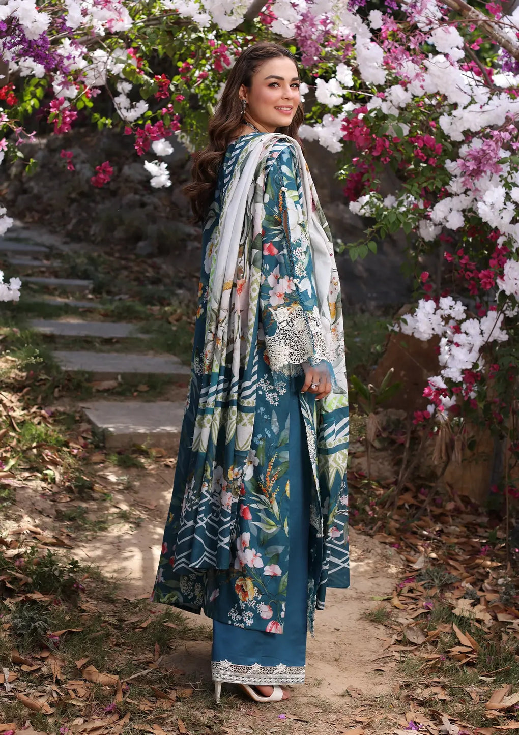 Elaf Premium | Prints Chikankari 24 | 02B SERENITA by Elaf Premium - Designer Dress - Type: Ladies Clothes - Available at Libayah - 100% Original
