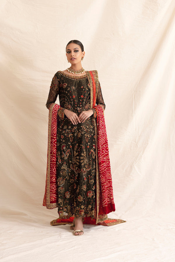 Mina Hasan | Formal Wedding Dresses | MHC-1039 by Mina Hasan - Designer Dress - Type: Ladies Clothes - Available at Libayah - 100% Original