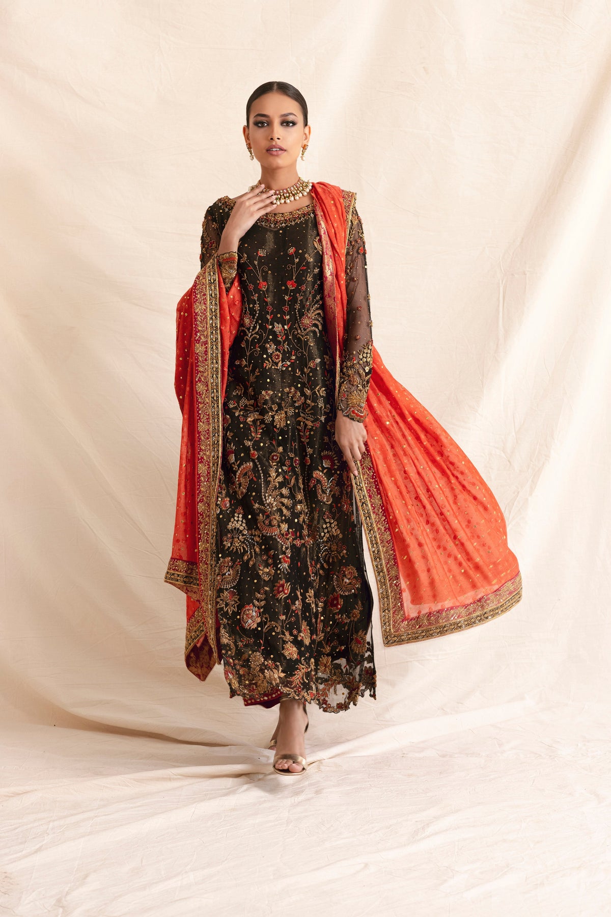 Mina Hasan | Formal Wedding Dresses | MHC-1039 by Mina Hasan - Designer Dress - Type: Ladies Clothes - Available at Libayah - 100% Original