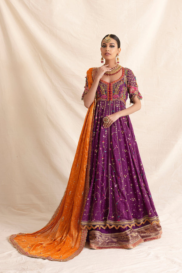 Mina Hasan | Formal Wedding Dresses | MHC-1041 by Mina Hasan - Designer Dress - Type: Ladies Clothes - Available at Libayah - 100% Original