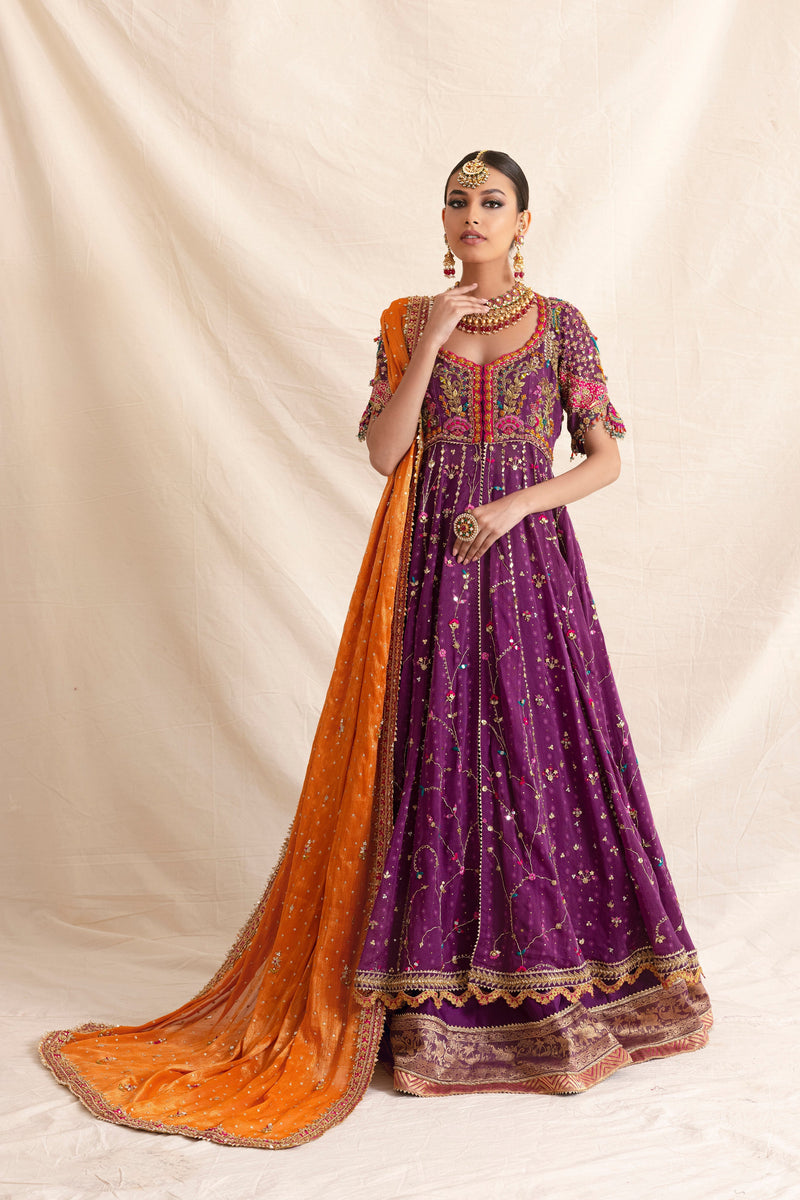 Mina Hasan | Formal Wedding Dresses | MHC-1041 by Mina Hasan - Designer Dress - Type: Ladies Clothes - Available at Libayah - 100% Original