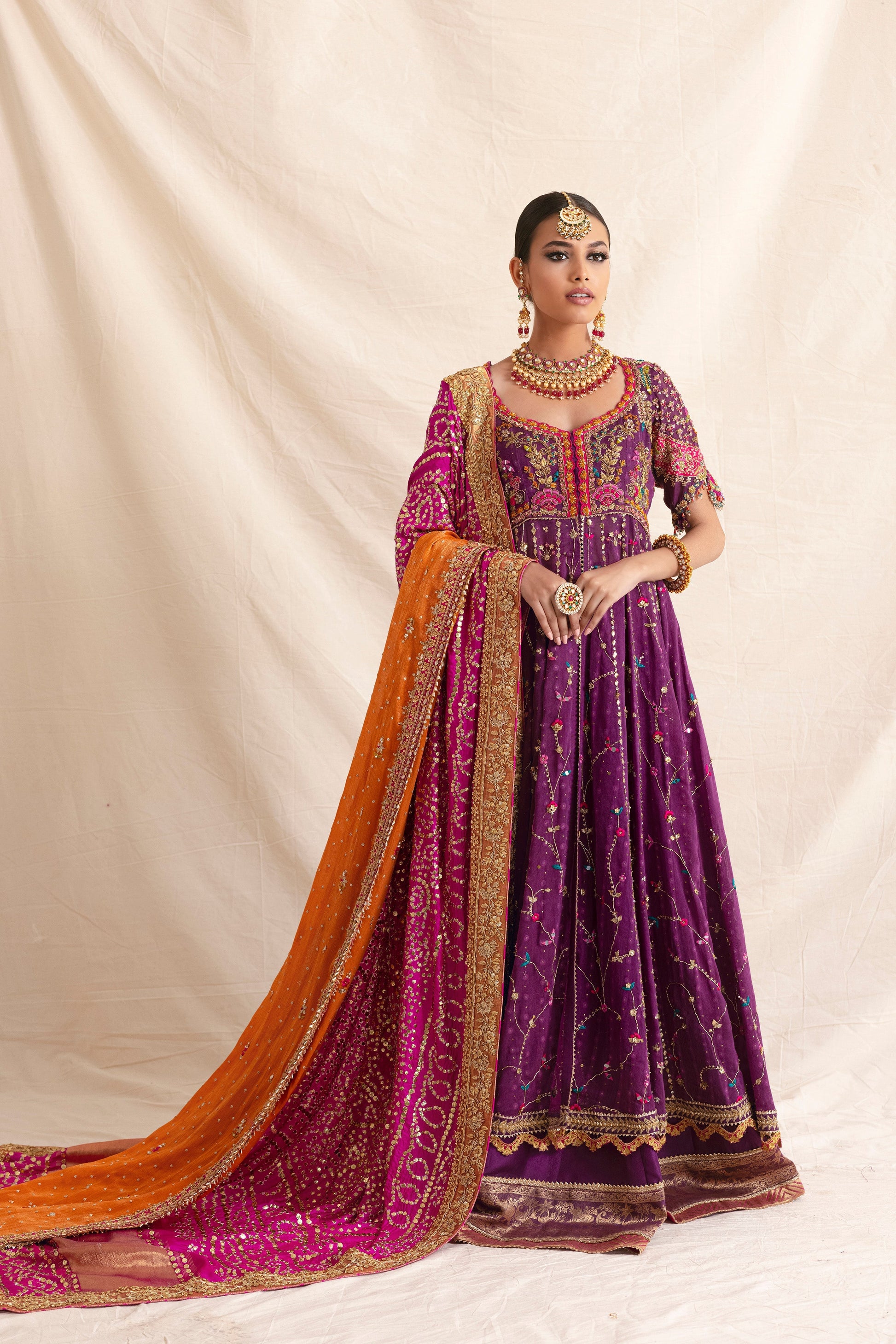 Mina Hasan | Formal Wedding Dresses | MHC-1041 by Mina Hasan - Designer Dress - Type: Ladies Clothes - Available at Libayah - 100% Original