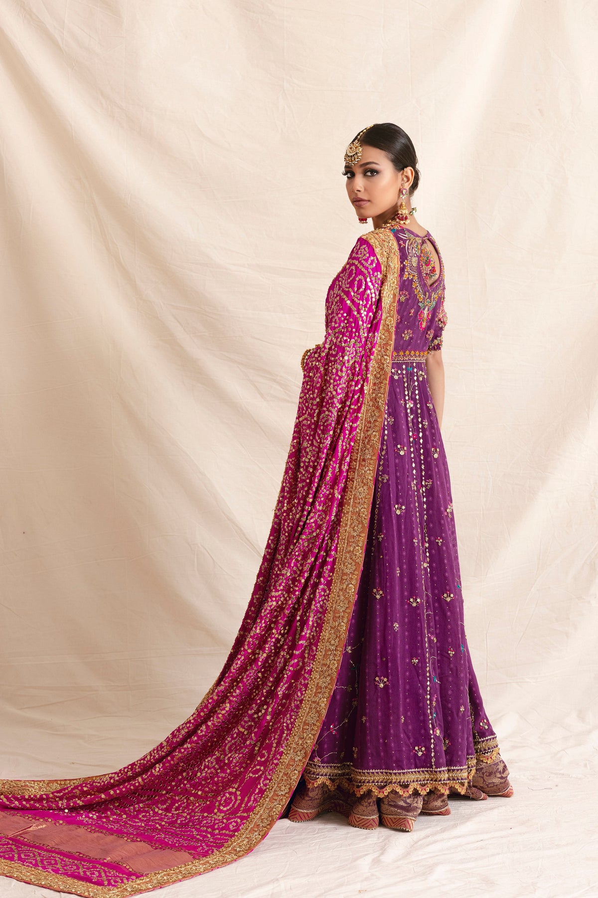 Mina Hasan | Formal Wedding Dresses | MHC-1041 by Mina Hasan - Designer Dress - Type: Ladies Clothes - Available at Libayah - 100% Original