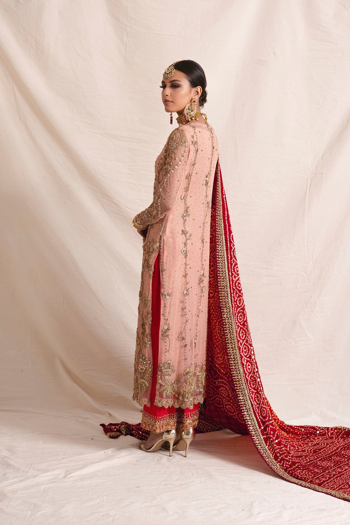 Mina Hasan | Formal Wedding Dresses | MHC-1040 by Mina Hasan - Designer Dress - Type: Ladies Clothes - Available at Libayah - 100% Original