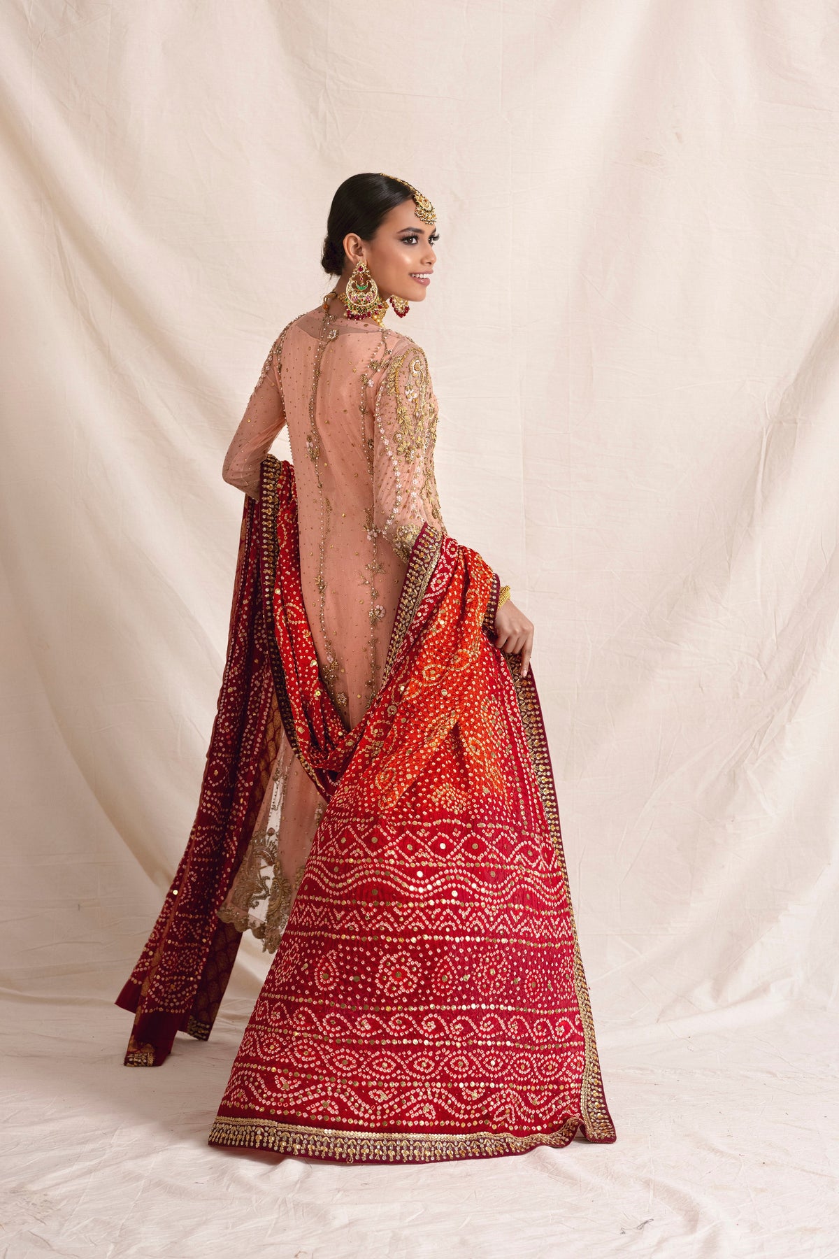 Mina Hasan | Formal Wedding Dresses | MHC-1040 by Mina Hasan - Designer Dress - Type: Ladies Clothes - Available at Libayah - 100% Original