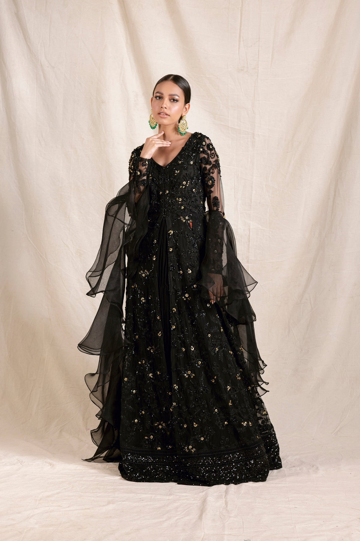 Mina Hasan | Formal Wedding Dresses | MHC-1045 by Mina Hasan - Designer Dress - Type: Ladies Clothes - Available at Libayah - 100% Original