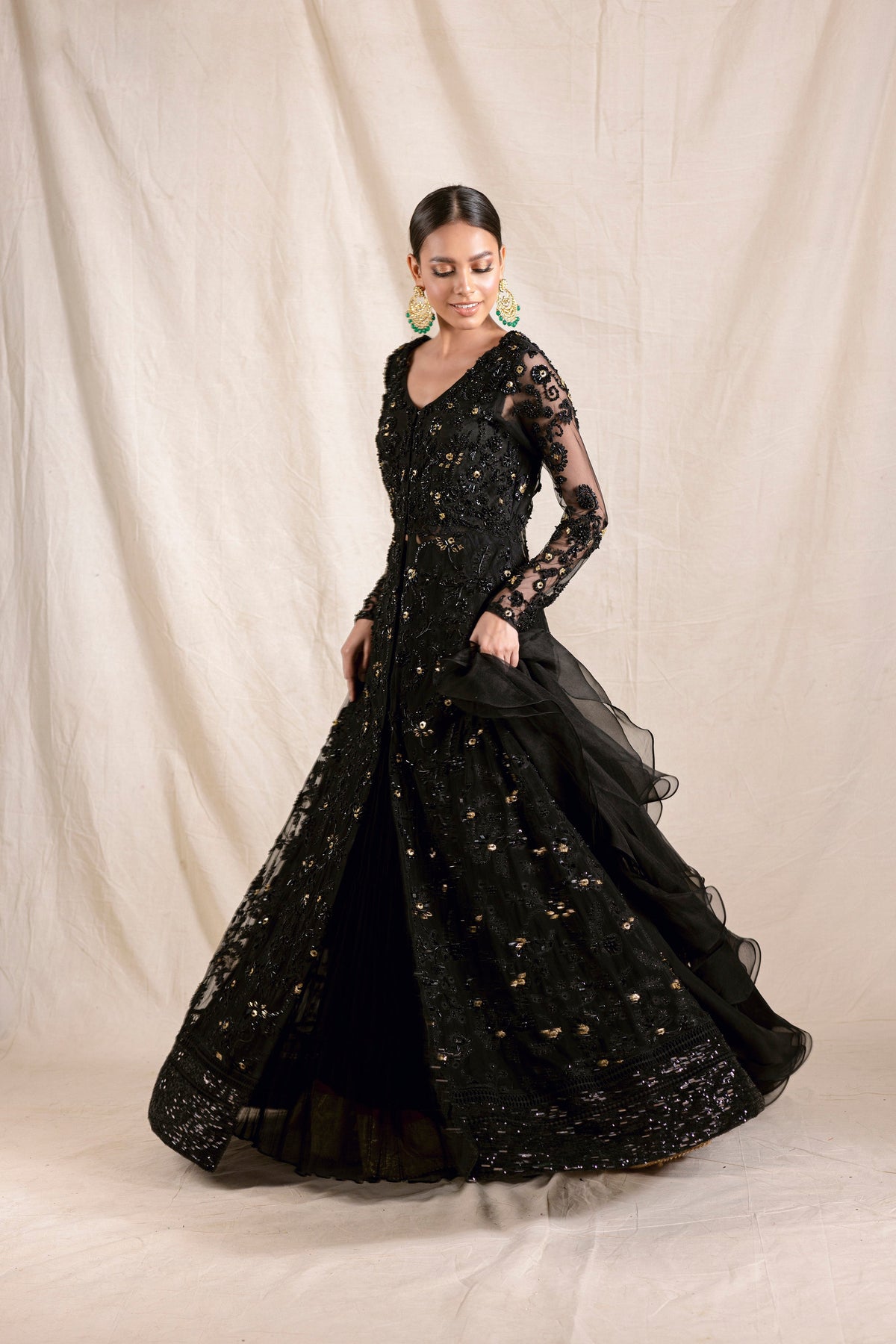 Mina Hasan | Formal Wedding Dresses | MHC-1045 by Mina Hasan - Designer Dress - Type: Ladies Clothes - Available at Libayah - 100% Original