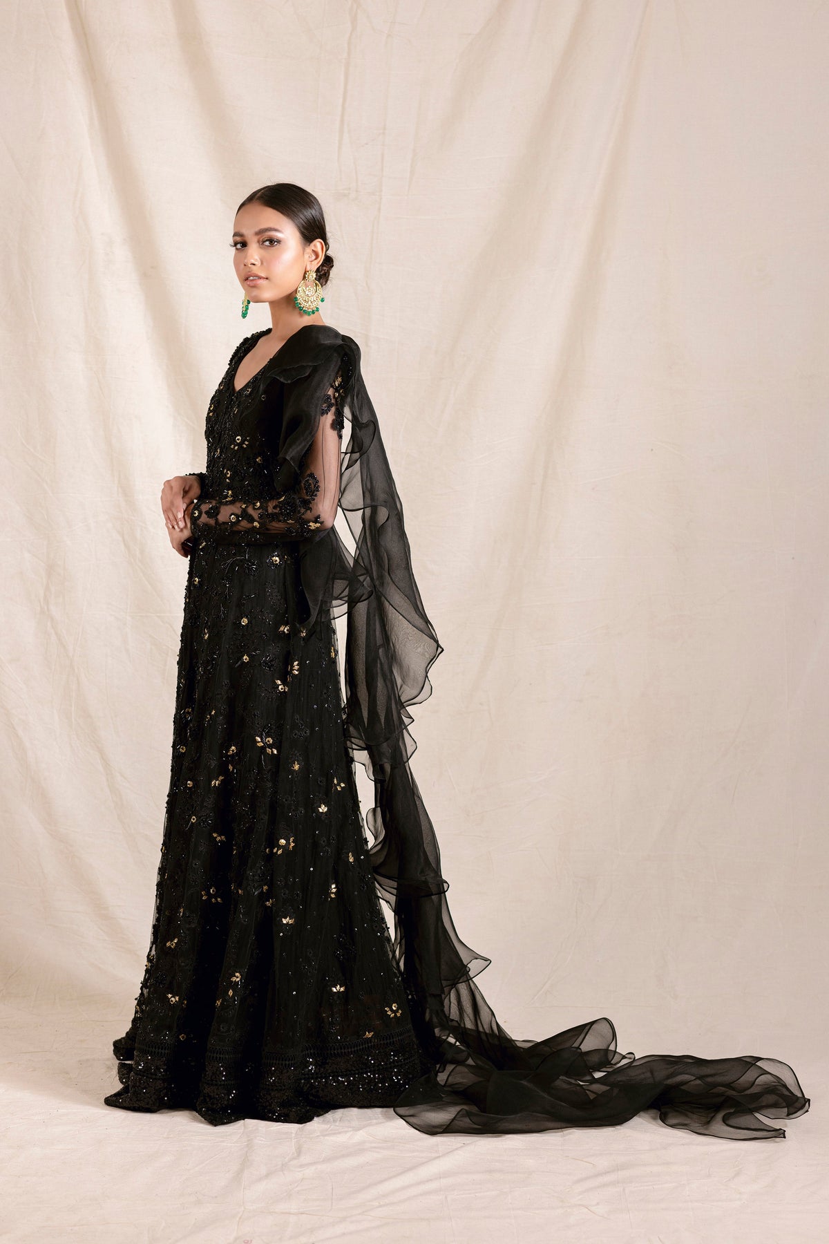Mina Hasan | Formal Wedding Dresses | MHC-1045 by Mina Hasan - Designer Dress - Type: Ladies Clothes - Available at Libayah - 100% Original