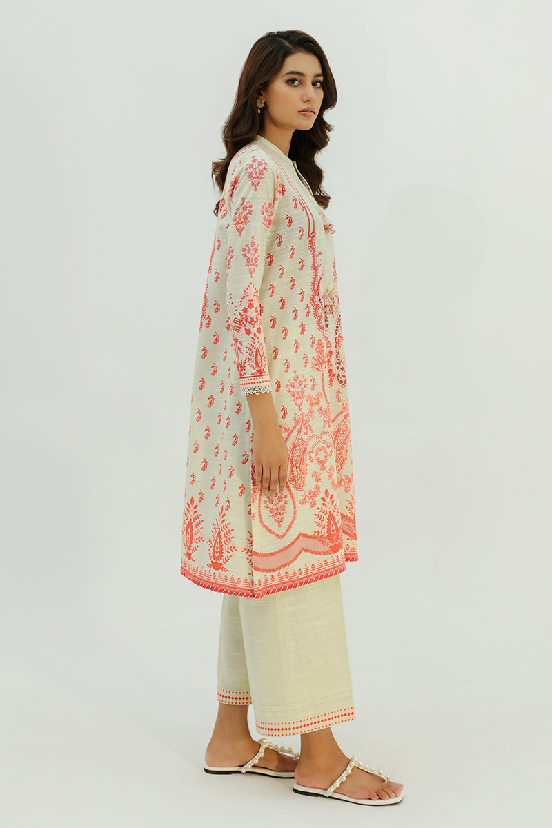 Cross Stitch | Daily Wear | CORAL GLINT by Cross Stitch - Designer Dress - Type: Casuals - Available at Libayah - 100% Original
