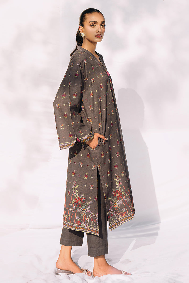 Cross Stitch | Daily Wear | CHARCOAL SKY by Cross Stitch - Designer Dress - Type: Casuals - Available at Libayah - 100% Original