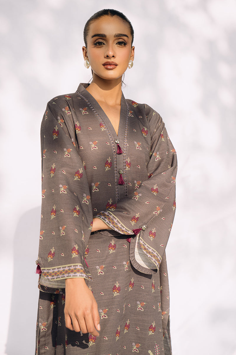 Cross Stitch | Daily Wear | CHARCOAL SKY by Cross Stitch - Designer Dress - Type: Casuals - Available at Libayah - 100% Original