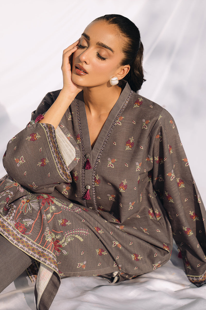 Cross Stitch | Daily Wear | CHARCOAL SKY by Cross Stitch - Designer Dress - Type: Casuals - Available at Libayah - 100% Original