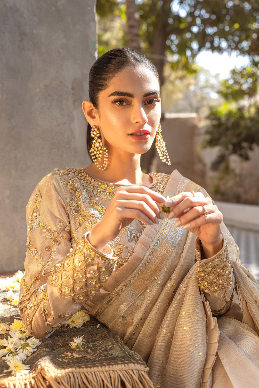 Sana Abbas | Wedding Formals | REENA by Sana Abbas - Designer Dress - Type: Ladies Clothes - Available at Libayah - 100% Original