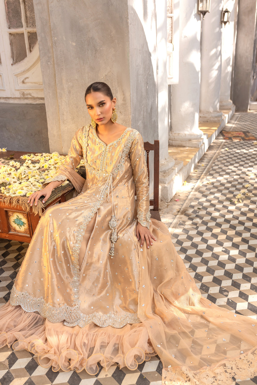 Sana Abbas | Wedding Formals | ESME by Sana Abbas - Designer Dress - Type: Ladies Clothes - Available at Libayah - 100% Original