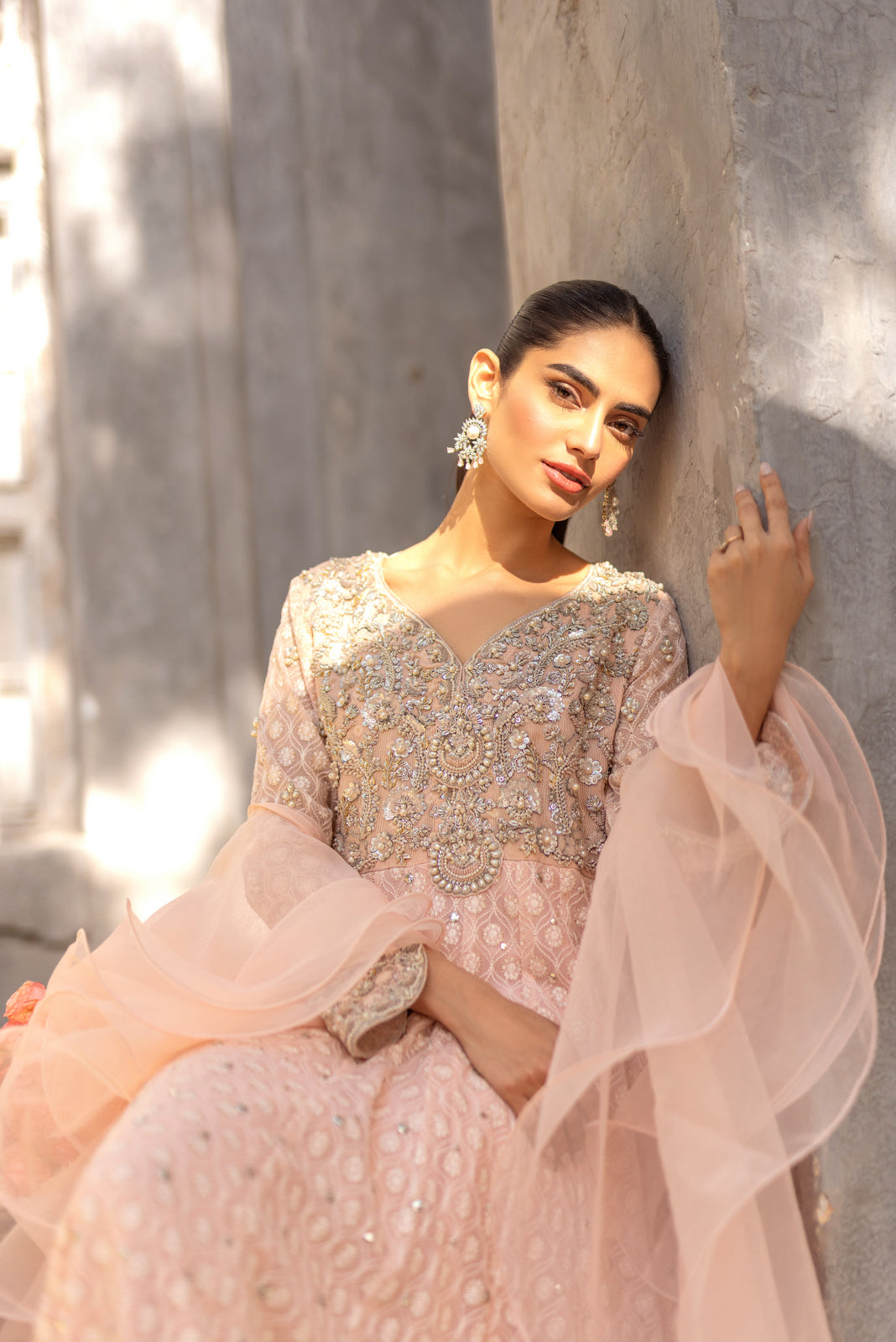Sana Abbas | Wedding Formals | BLOOM by Sana Abbas - Designer Dress - Type: Ladies Clothes - Available at Libayah - 100% Original