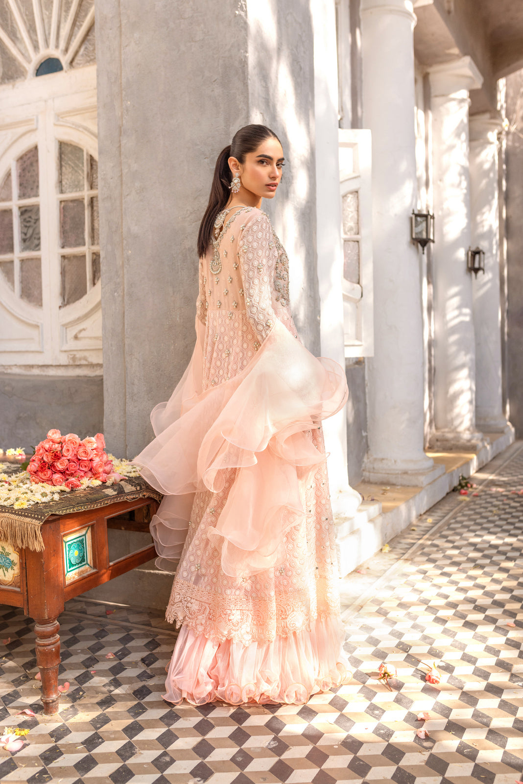 Sana Abbas | Wedding Formals | BLOOM by Sana Abbas - Designer Dress - Type: Ladies Clothes - Available at Libayah - 100% Original
