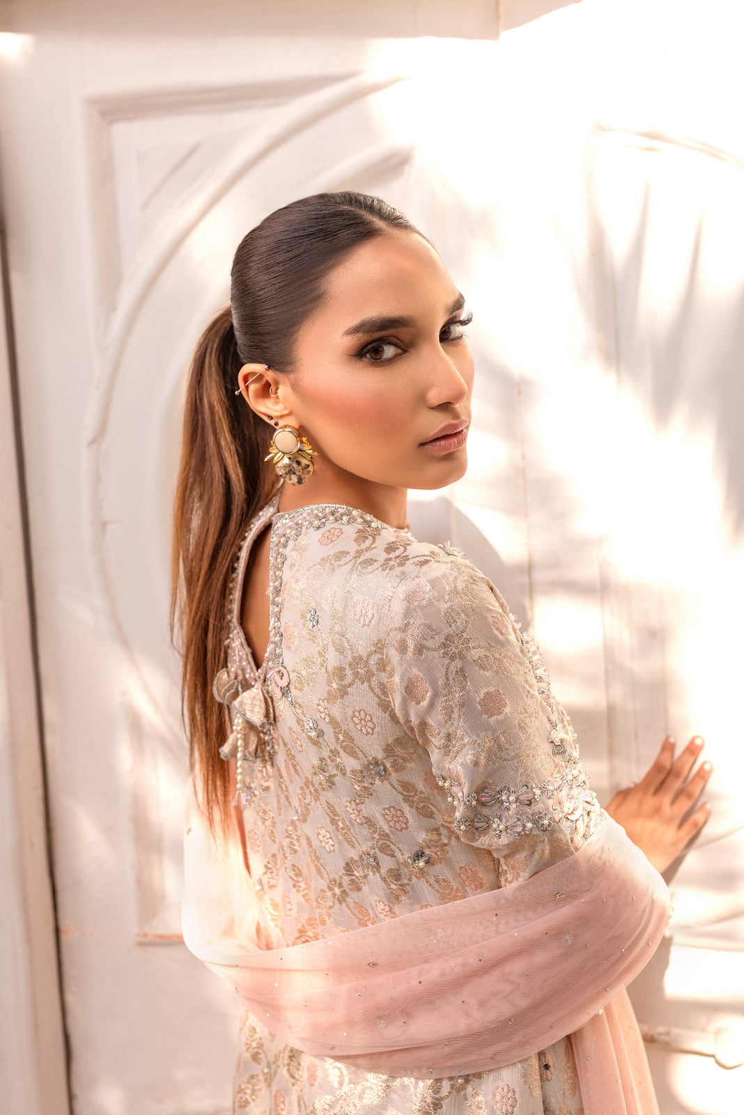 Sana Abbas | Wedding Formals | GRACE by Sana Abbas - Designer Dress - Type: Ladies Clothes - Available at Libayah - 100% Original