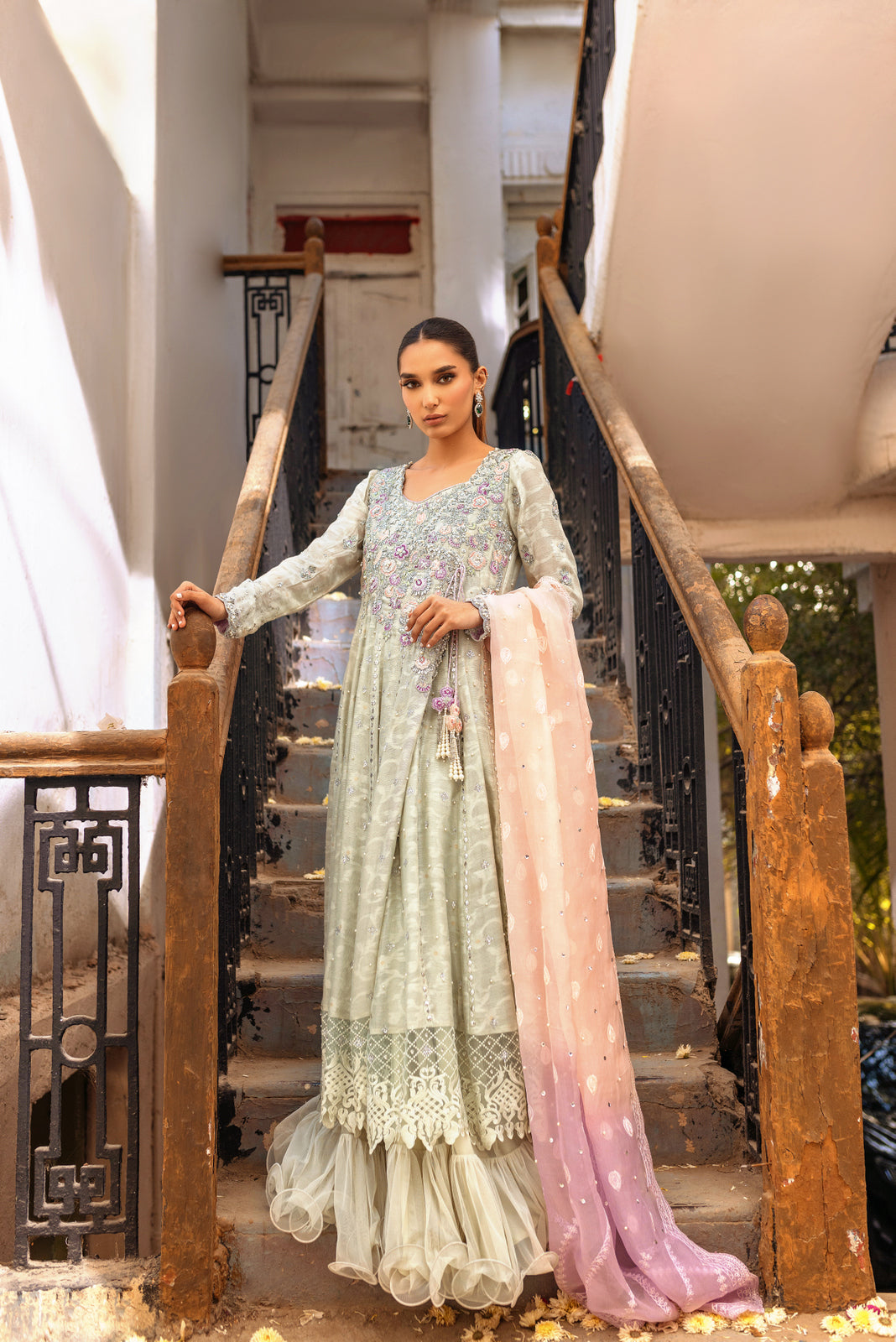 Sana Abbas | Wedding Formals | BABY BREATH by Sana Abbas - Designer Dress - Type: Ladies Clothes - Available at Libayah - 100% Original