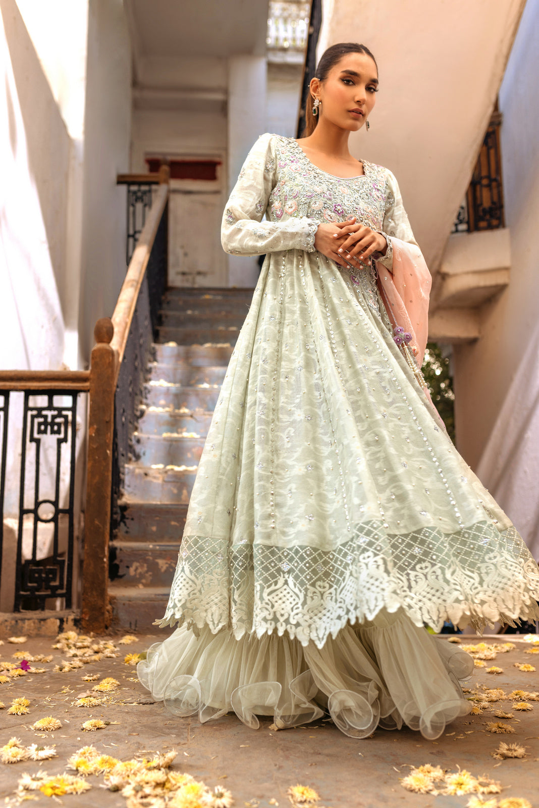 Sana Abbas | Wedding Formals | BABY BREATH by Sana Abbas - Designer Dress - Type: Ladies Clothes - Available at Libayah - 100% Original