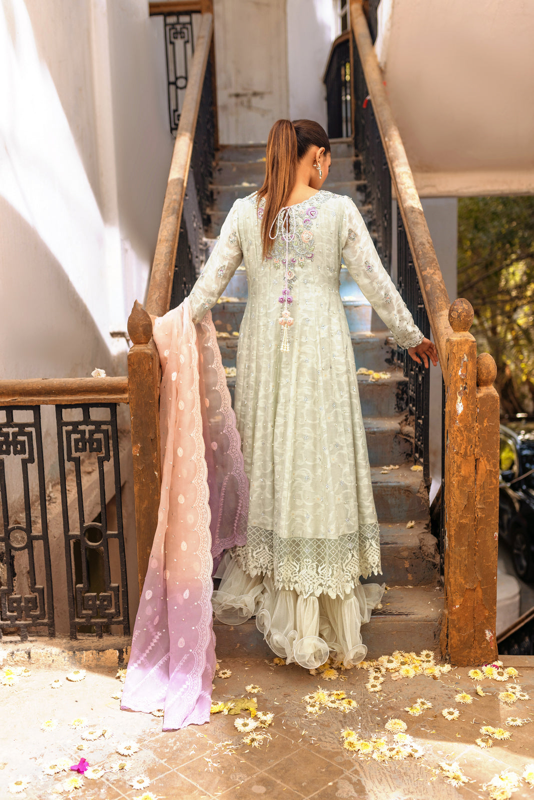 Sana Abbas | Wedding Formals | BABY BREATH by Sana Abbas - Designer Dress - Type: Ladies Clothes - Available at Libayah - 100% Original