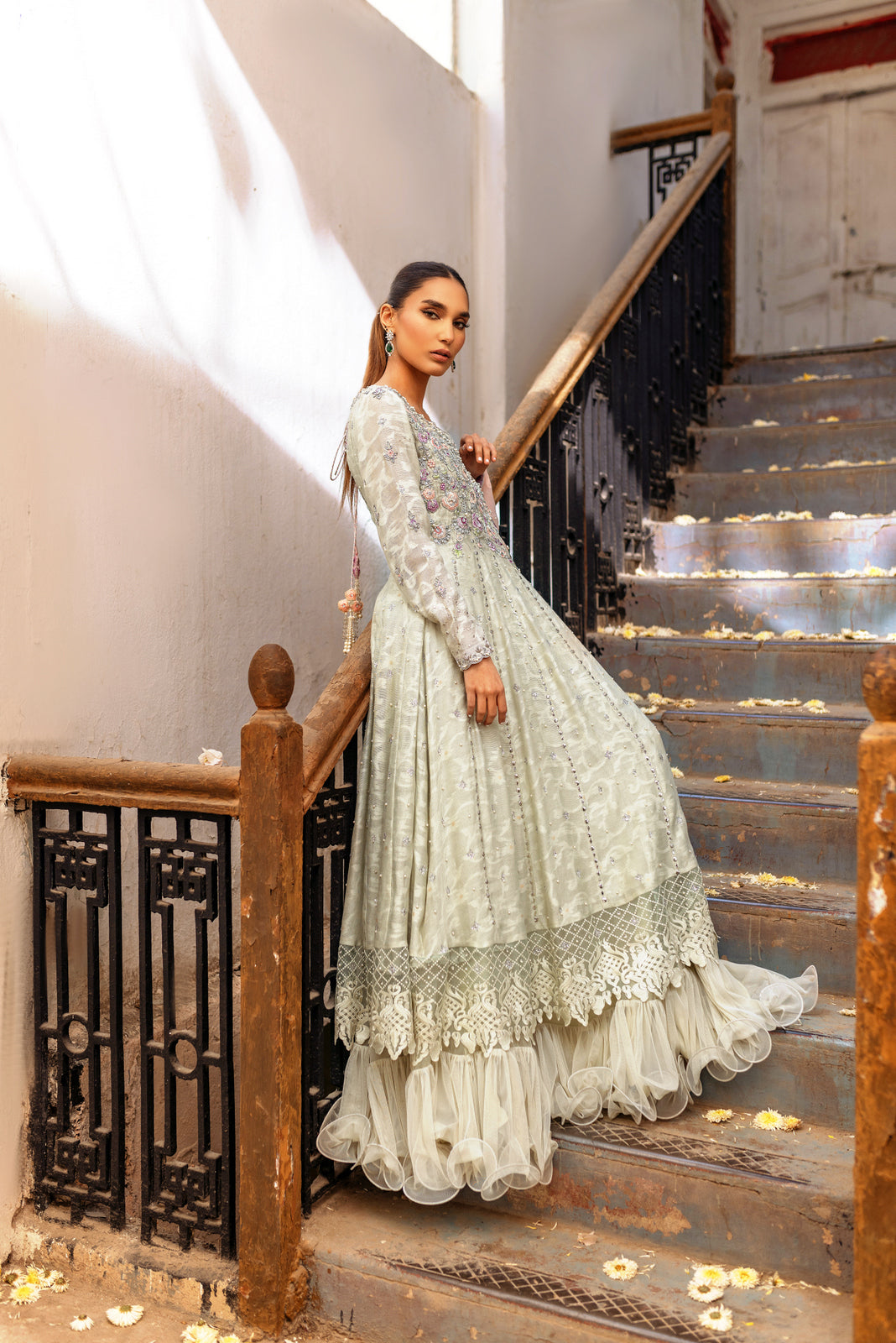 Sana Abbas | Wedding Formals | BABY BREATH by Sana Abbas - Designer Dress - Type: Ladies Clothes - Available at Libayah - 100% Original