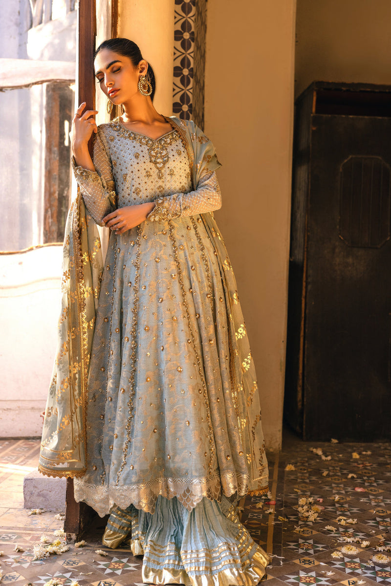 Sana Abbas | Wedding Formals | AZURE by Sana Abbas - Designer Dress - Type: Ladies Clothes - Available at Libayah - 100% Original
