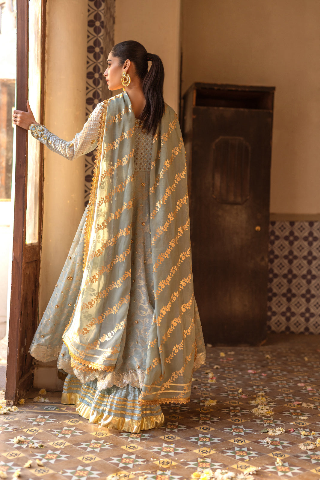 Sana Abbas | Wedding Formals | AZURE by Sana Abbas - Designer Dress - Type: Ladies Clothes - Available at Libayah - 100% Original