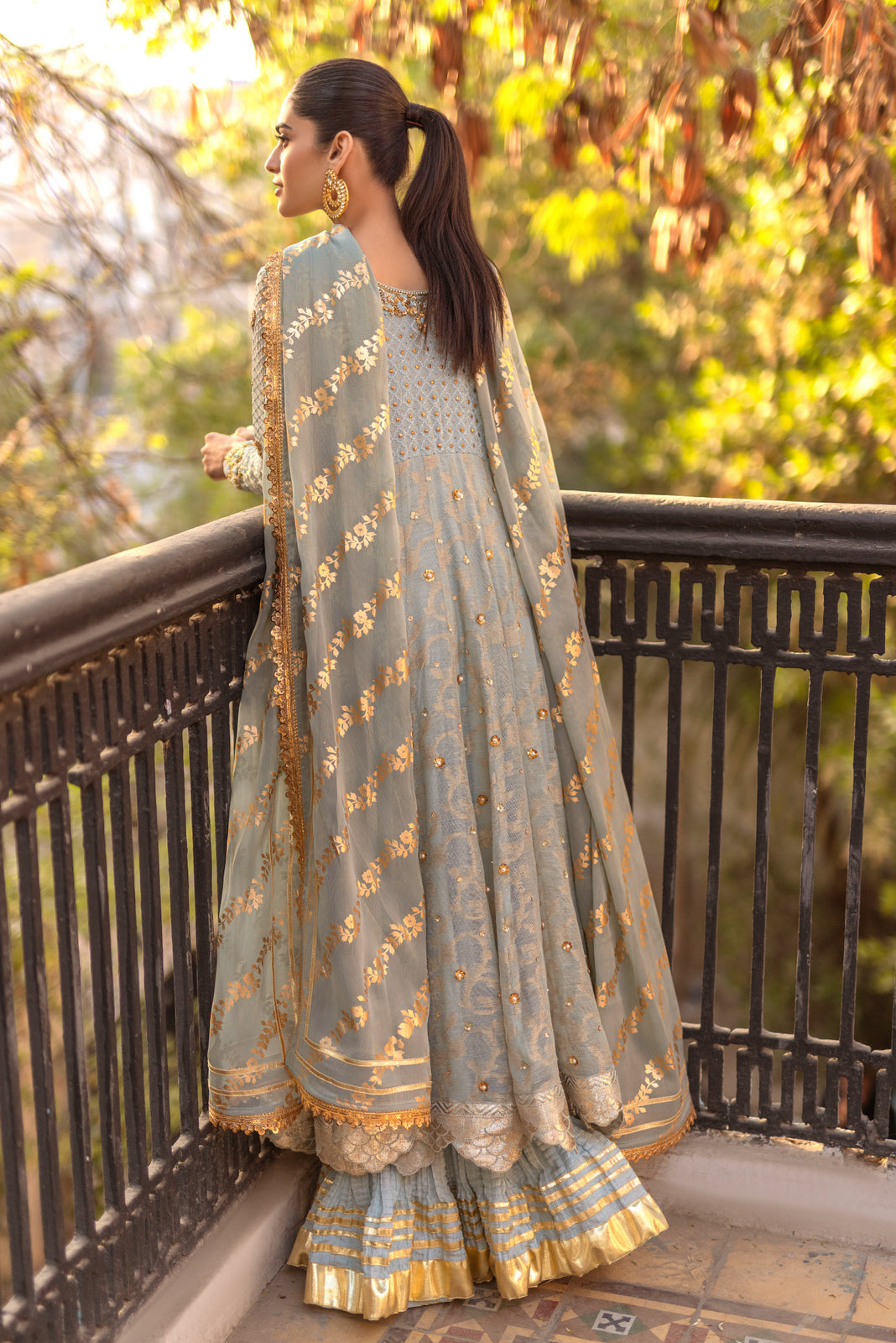 Sana Abbas | Wedding Formals | AZURE by Sana Abbas - Designer Dress - Type: Ladies Clothes - Available at Libayah - 100% Original