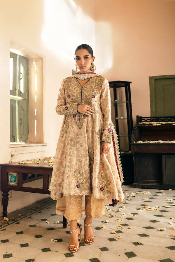 Sana Abbas | Wedding Formals | SALMON by Sana Abbas - Designer Dress - Type: Ladies Clothes - Available at Libayah - 100% Original