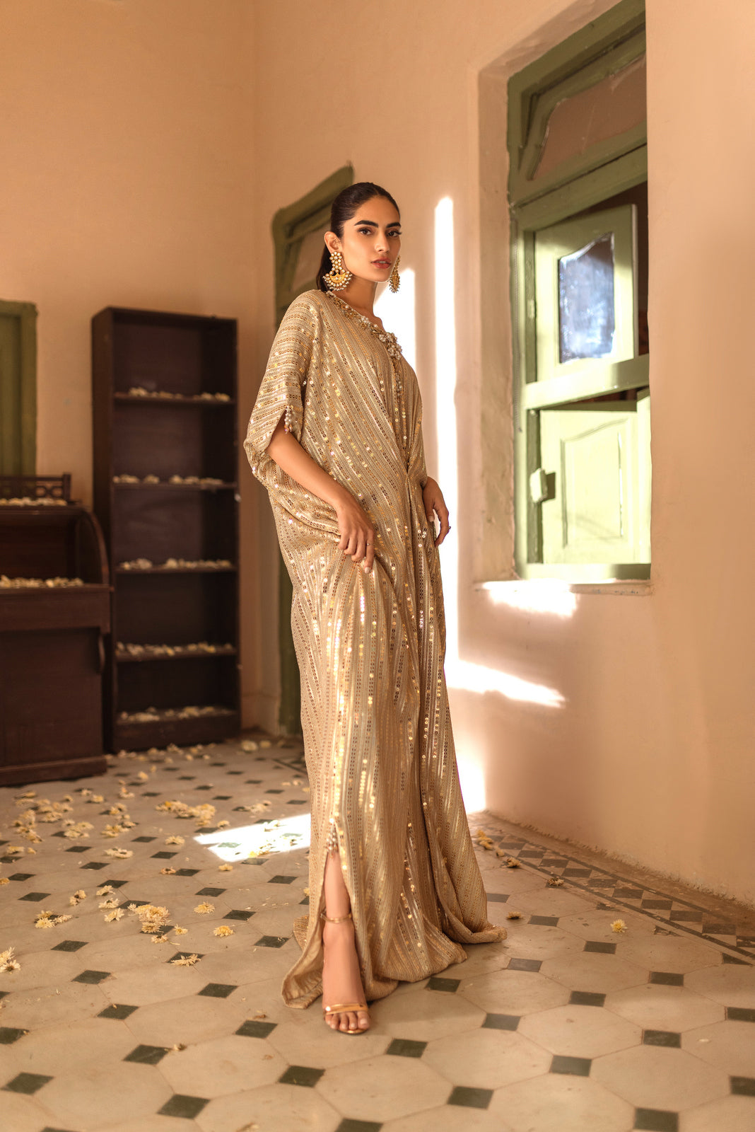 Sana Abbas | Wedding Formals | GOLD DUST by Sana Abbas - Designer Dress - Type: Ladies Clothes - Available at Libayah - 100% Original