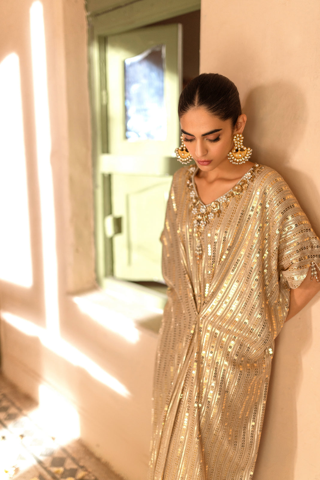 Sana Abbas | Wedding Formals | GOLD DUST by Sana Abbas - Designer Dress - Type: Ladies Clothes - Available at Libayah - 100% Original