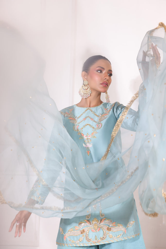 Sammy K | Riwayat Luxe | Chamak Damak by Sammy K - Designer Dress  - Type : Ladies Clothes - Available at Libayah - 100% Original 