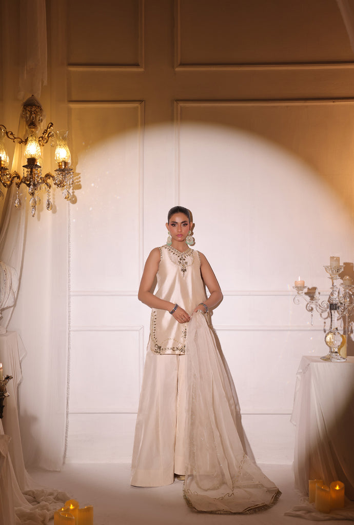 Sammy K | Riwayat Luxe | Sonehri Kiran by Sammy K - Designer Dress  - Type : Ladies Clothes - Available at Libayah - 100% Original 