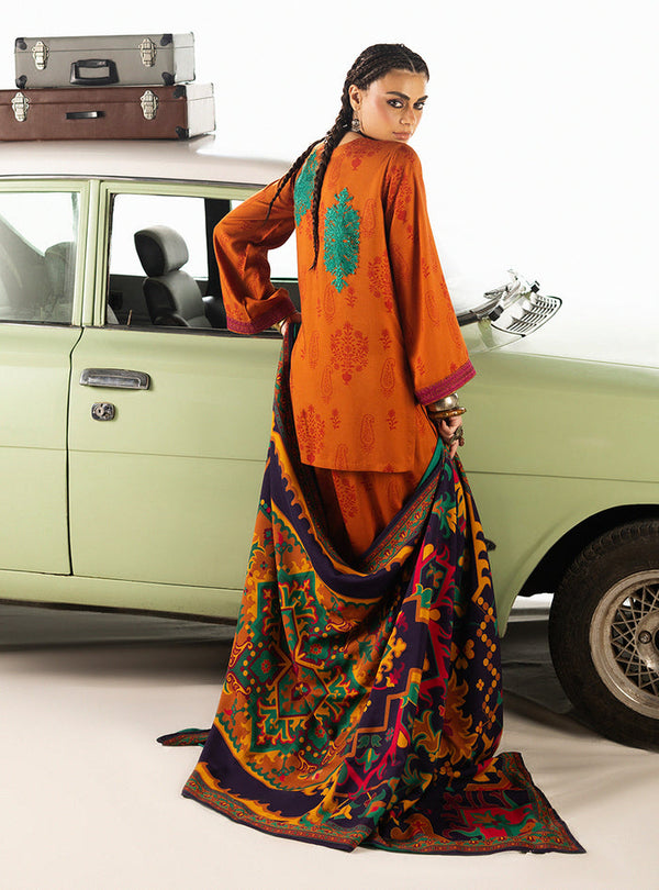 Zainab Chottani | Winter Shawl 25 | Suniva - D3 by Zainab Chottani - Designer Dress  - Type : Ladies Clothes - Available at Libayah - 100% Original 