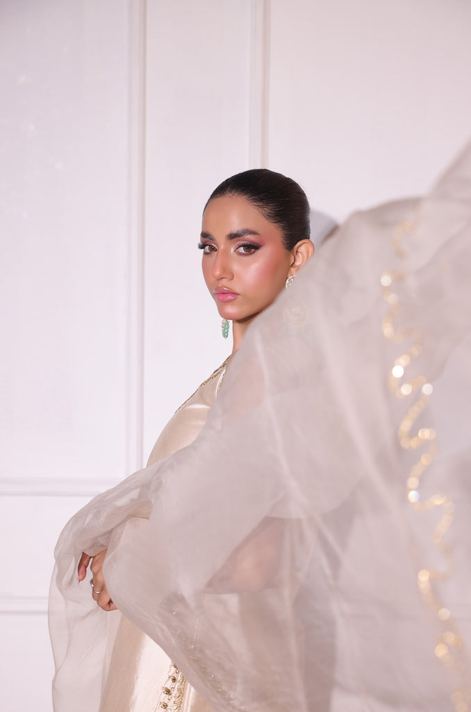 Sammy K | Riwayat Luxe | Sonehri Kiran by Sammy K - Designer Dress  - Type : Ladies Clothes - Available at Libayah - 100% Original 