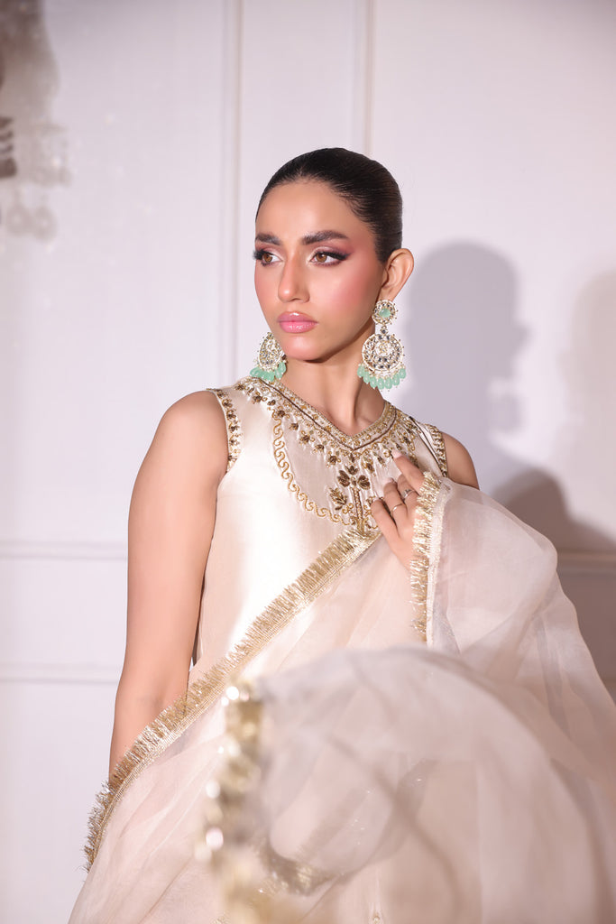 Sammy K | Riwayat Luxe | Sonehri Kiran by Sammy K - Designer Dress  - Type : Ladies Clothes - Available at Libayah - 100% Original 