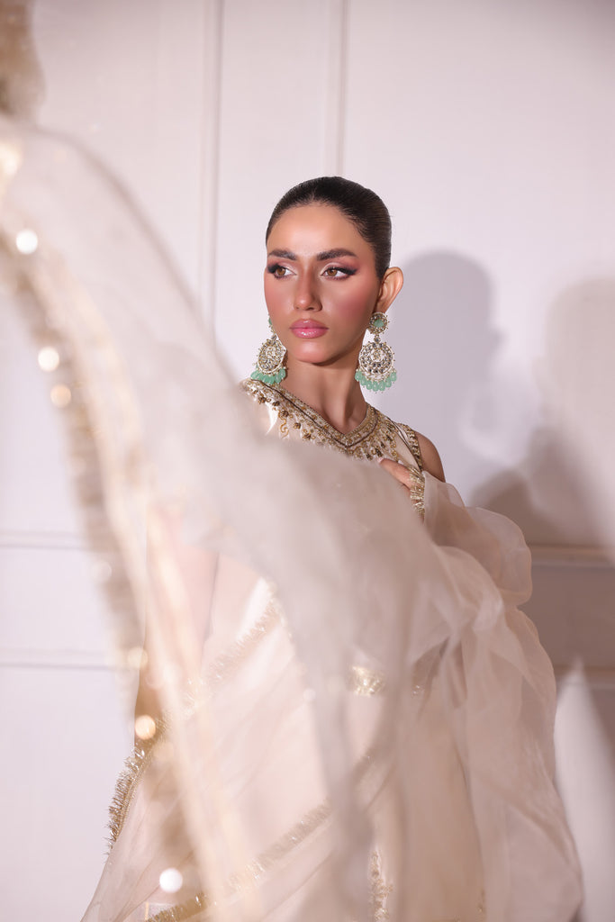 Sammy K | Riwayat Luxe | Sonehri Kiran by Sammy K - Designer Dress  - Type : Ladies Clothes - Available at Libayah - 100% Original 