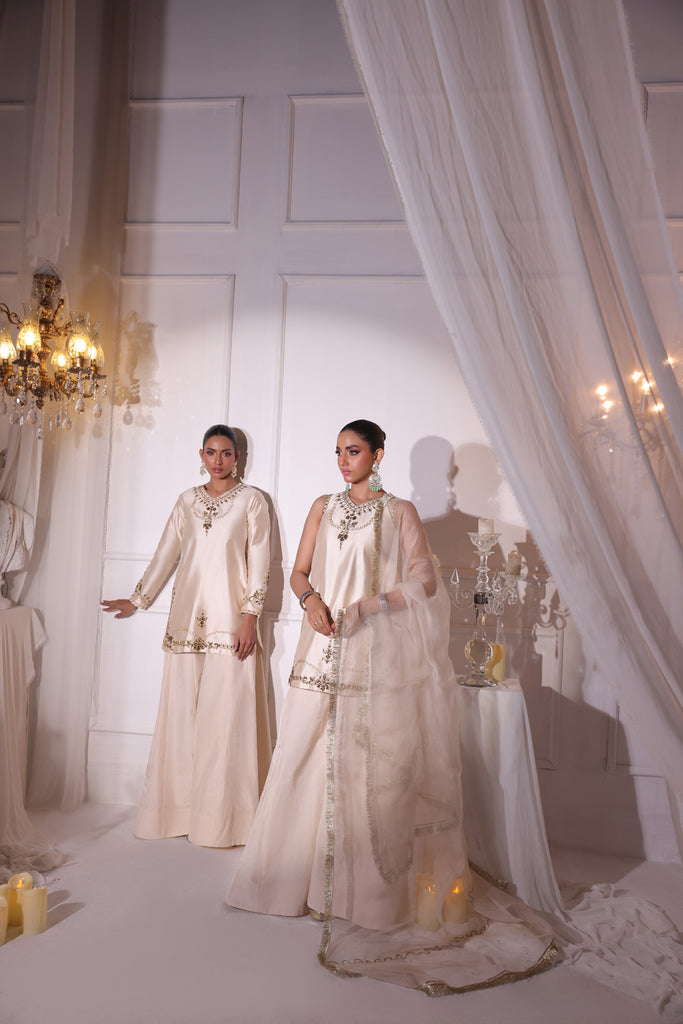 Sammy K | Riwayat Luxe | Sonehri Kiran by Sammy K - Designer Dress  - Type : Ladies Clothes - Available at Libayah - 100% Original 